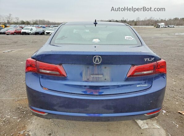 19UUB3F58HA003610 2017 ACURA TLX Blue Հետևի տեսք