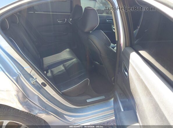 19UUB3F58JA000244 2018 ACURA TLX Black VIN კოდის სტიკერის ხედი