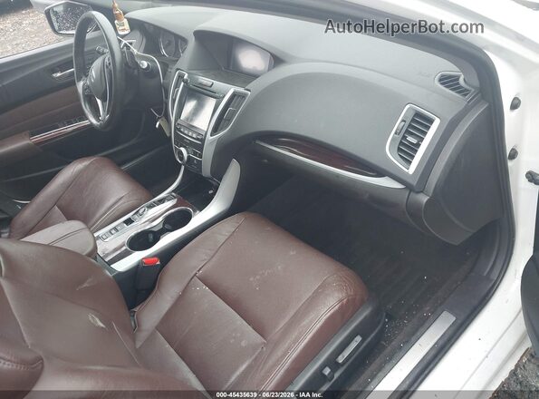 19UUB3F59HA001493 2017 ACURA TLX White Widok wnętrza z przodu
