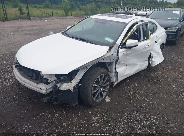 19UUB3F59HA001493 2017 ACURA TLX White Przód lewy