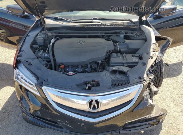 19UUB3F5XHA002863 2017 ACURA TLX Black Вид задньої частини салону