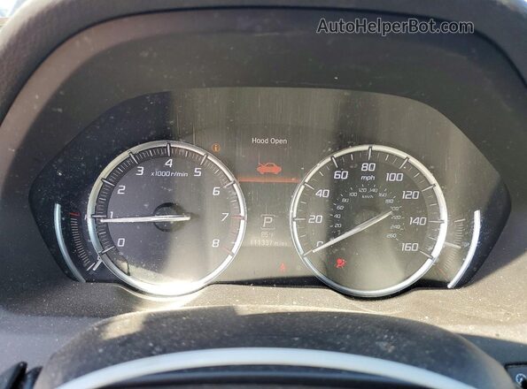 19UUB3F5XHA002863 2017 ACURA TLX Black Вид щитка приладів