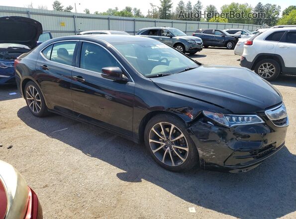 19UUB3F5XHA002863 2017 ACURA TLX Black Передня права чверть