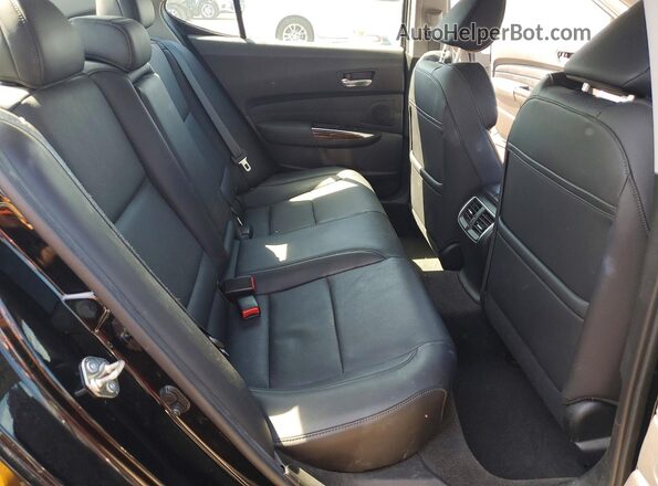 19UUB3F5XHA002863 2017 ACURA TLX Black Вид задніх сидінь