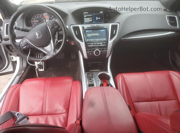 19UUB3F60JA006516 2018 ACURA TLX White Dashboard view