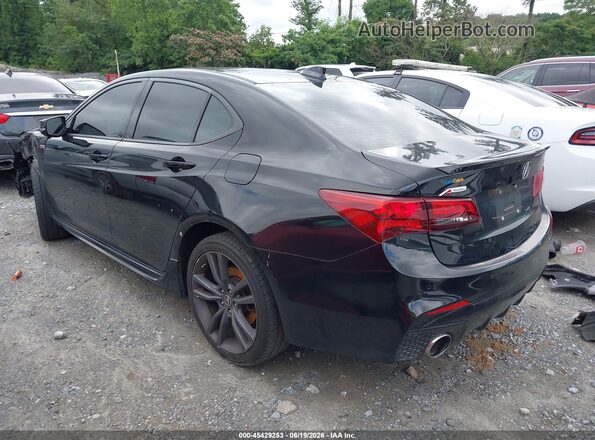 19UUB3F66JA004317 2018 ACURA TLX Черный Задняя левая четверть