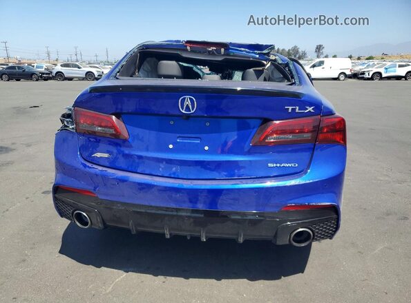 19UUB3F66LA002795 2020 ACURA TLX Blue Rear view