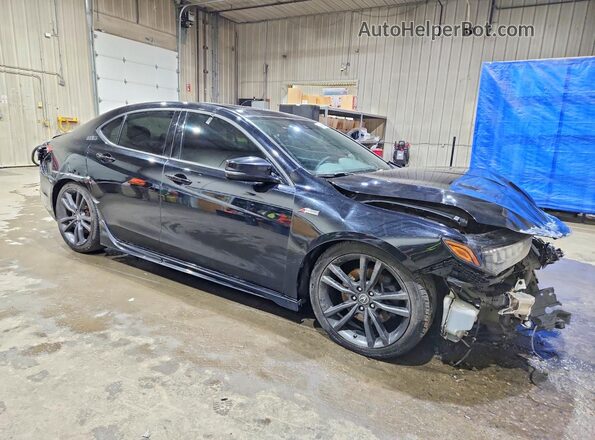 19UUB3F66LA801427 2020 ACURA TLX Black Delantero derecho