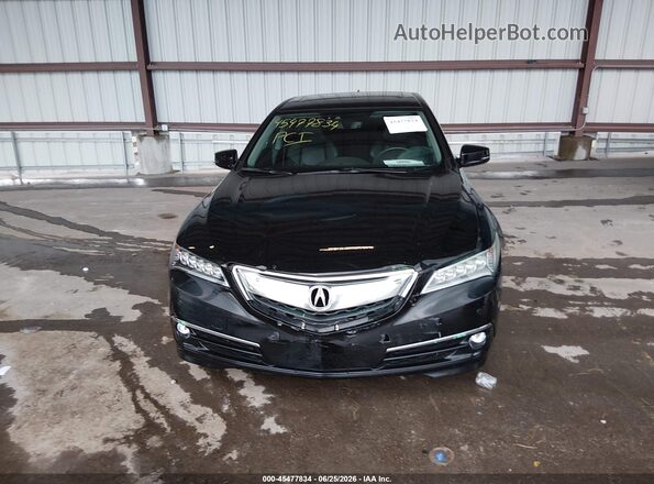 19UUB3F70GA001480 2016 ACURA TLX Black Սալոնի հետևի տեսք