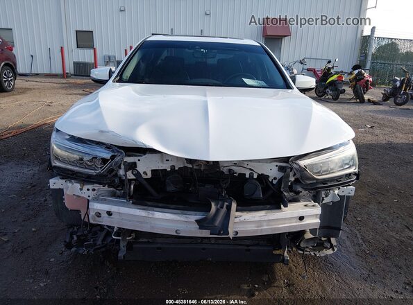 19UUB3F71JA000989 2018 ACURA TLX White ხელსაწყოთა პანელის ხედი