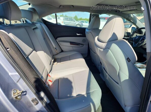 19UUB3F72GA001898 2016 ACURA TLX Silver Вид задніх сидінь
