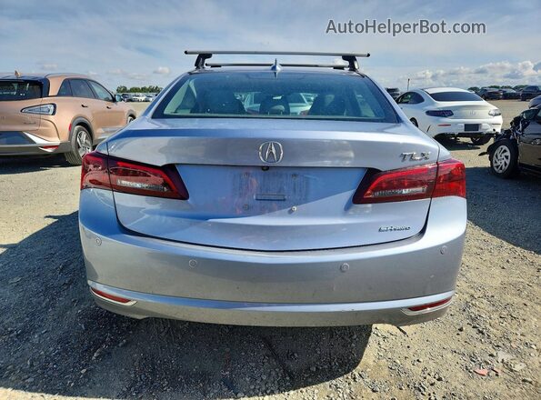 19UUB3F72GA001898 2016 ACURA TLX Silver Вид ззаду