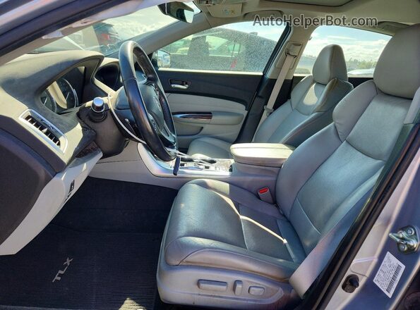 19UUB3F72GA001898 2016 ACURA TLX Silver Вид салону спереду