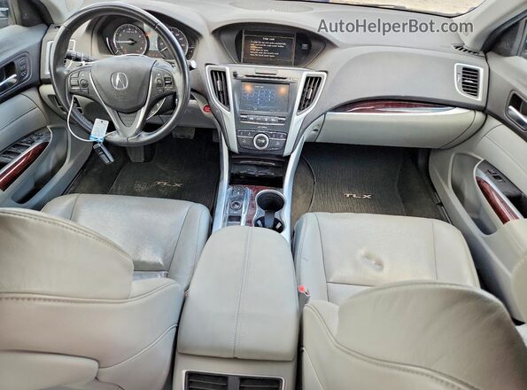 19UUB3F72HA001031 2017 ACURA TLX Gray Vista del salpicadero