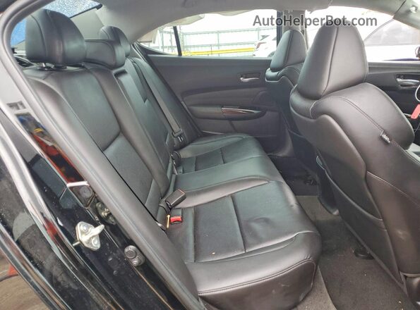 19UUB3F74GA003877 2016 ACURA TLX Black Вид задніх сидінь