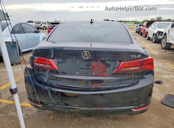 19UUB3F74GA003877 2016 ACURA TLX Black Вид ззаду
