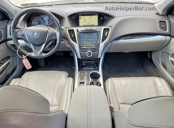 19UUB3F7XJA001185 2018 ACURA TLX Silver Вид панелі приладів