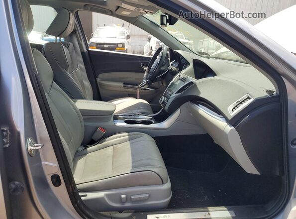 19UUB3F7XJA001185 2018 ACURA TLX Silver Вид салону спереду