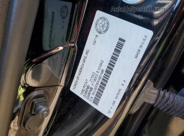 19UUB3F80KA801486 2019 ACURA TLX Black Engine compartment view