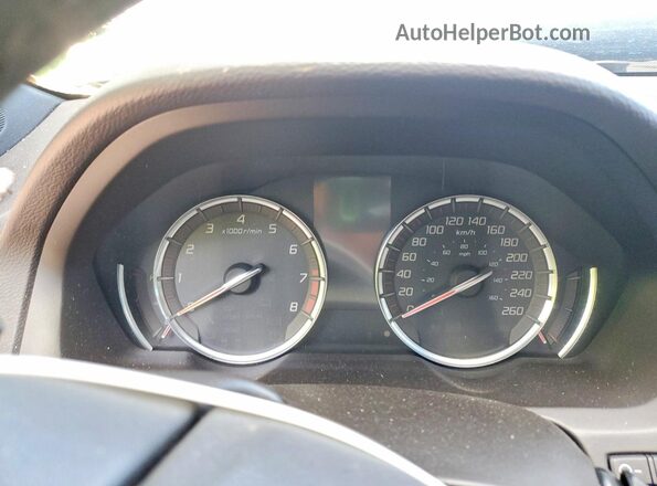 19UUB3F80KA801486 2019 ACURA TLX Black Instrument cluster view
