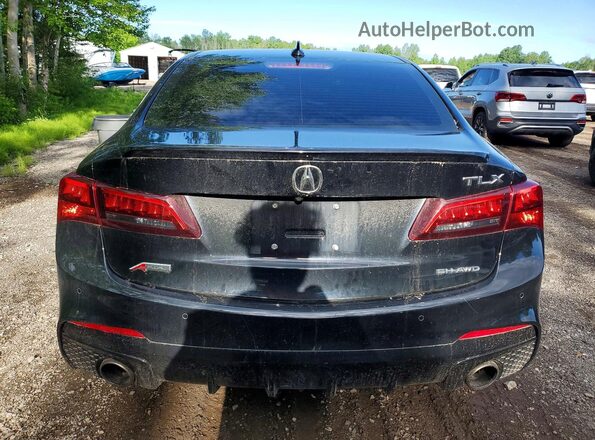 19UUB3F80KA801486 2019 ACURA TLX Black Rear view