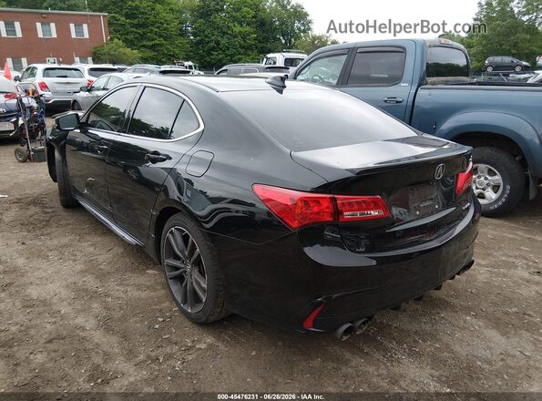 19UUB3F88KA001454 2019 ACURA TLX Black უკანა მარცხენა