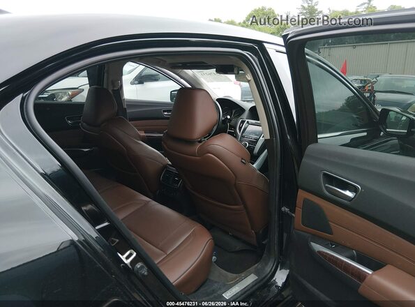19UUB3F88KA001454 2019 ACURA TLX Black VIN კოდის სტიკერის ხედი