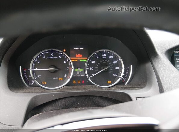 19UUB3F88KA001454 2019 ACURA TLX Black უკანა სავარძლების ხედი