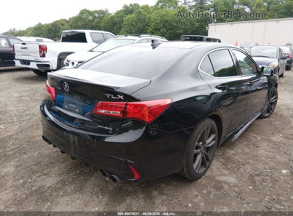 19UUB3F88KA001454 2019 ACURA TLX Black უკანა მარჯვენა