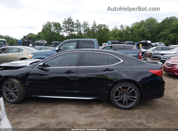 19UUB3F88KA001454 2019 ACURA TLX Black სალონის 360-გრადუსიანი ხედი