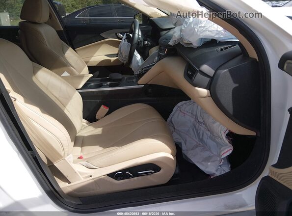 19UUB5F36MA000760 2021 ACURA TLX White წინა სალონის ხედი