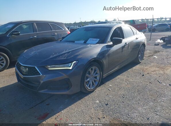 19UUB5F36PA007180 2023 ACURA TLX Gray Vista tres cuartos delantera izquierda