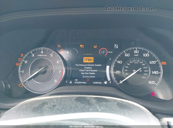 19UUB5F38MA005426 2021 ACURA TLX Black Vista de los asientos traseros