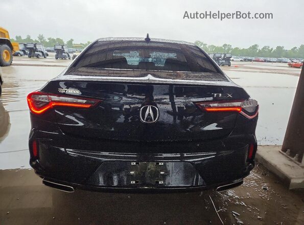 19UUB5F43SA002858 2025 ACURA TLX Black Вид ззаду