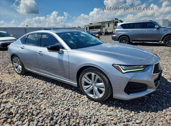 19UUB5F45MA009071 2021 ACURA TLX Silver წინა მარჯვენა