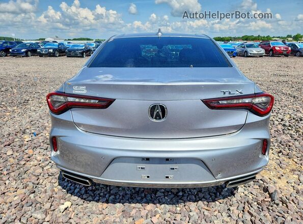 19UUB5F45MA009071 2021 ACURA TLX Silver უკანა ხედი