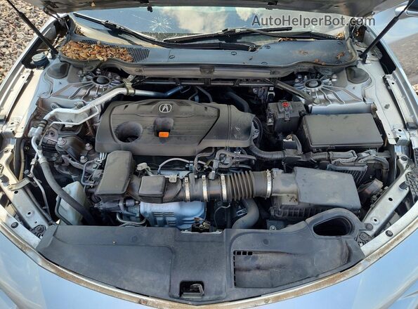19UUB5F45MA009071 2021 ACURA TLX Silver უკანა სალონის ხედი