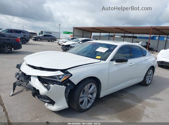 19UUB5F45NA005782 2022 ACURA TLX White Передня ліва чверть