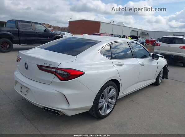 19UUB5F45NA005782 2022 ACURA TLX White Задня права чверть