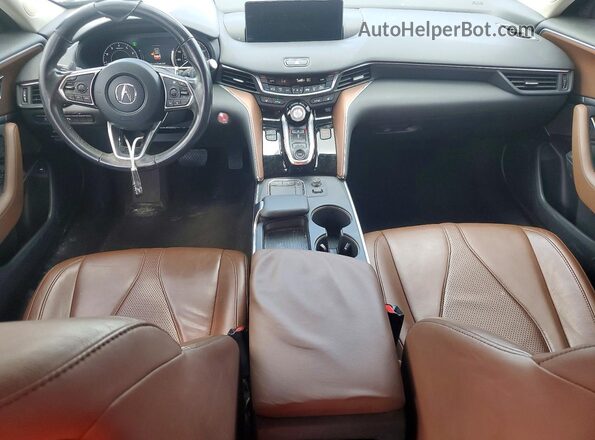 19UUB5F46MA005496 2021 ACURA TLX White Vista del salpicadero