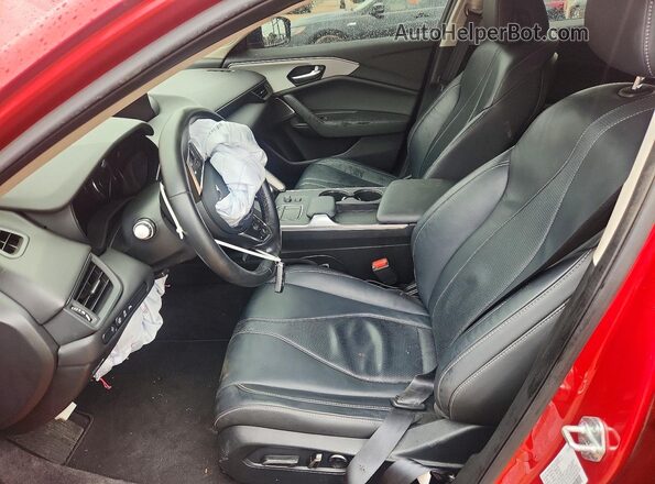 19UUB5F48PA001938 2023 ACURA TLX Red Вид салону спереду