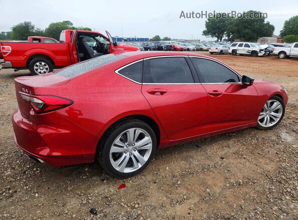 19UUB5F48PA001938 2023 ACURA TLX Red Задня права чверть