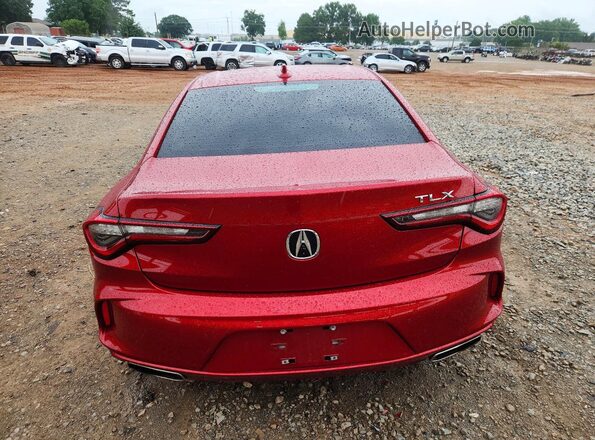 19UUB5F48PA001938 2023 ACURA TLX Red Вид ззаду