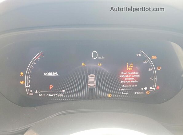 19UUB5F48SA002967 2025 ACURA TLX Gray ხელსაწყოთა პანელის ხედი