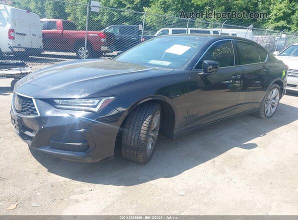 19UUB5F49MA015164 2021 ACURA TLX Black Vista tres cuartos delantera izquierda