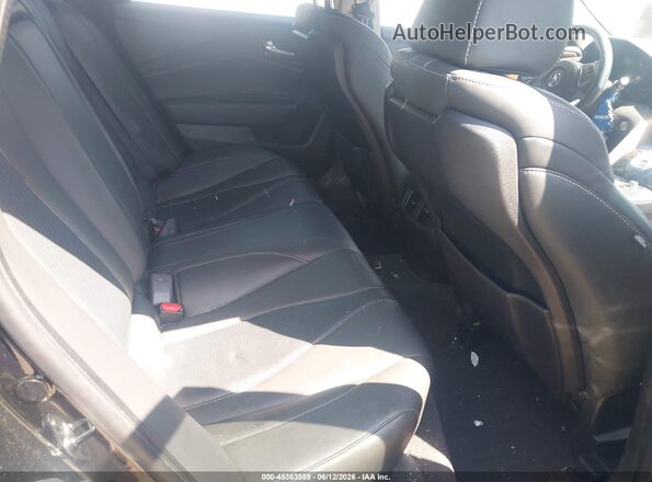19UUB5F49MA015164 2021 ACURA TLX Black Vista de la etiqueta del VIN