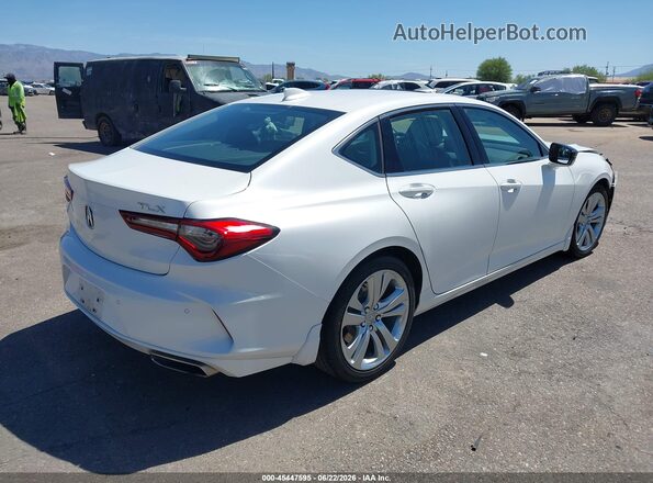 19UUB5F49MA016041 2021 ACURA TLX White Задня права чверть