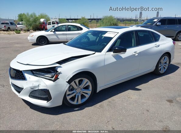 19UUB5F49MA016041 2021 ACURA TLX White Передня ліва чверть