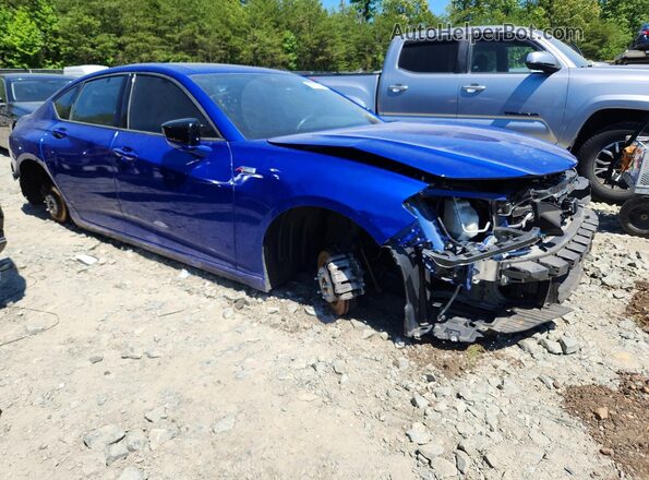 19UUB5F50MA015420 2021 ACURA TLX Blue Przód prawy