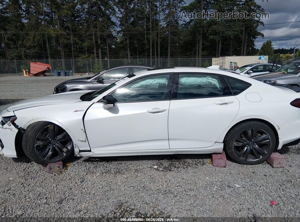 19UUB5F52MA016116 2021 ACURA TLX White Սալոնի 360 աստիճան տեսք